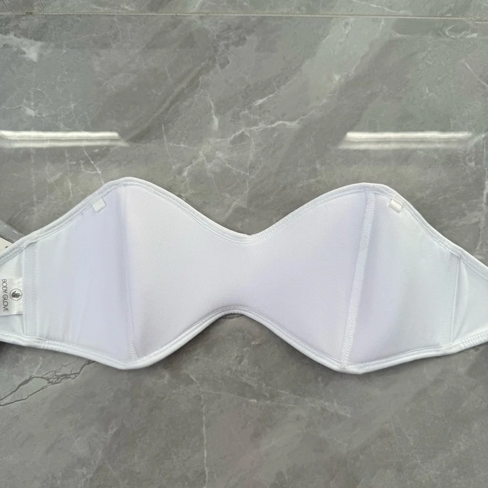 Women’s Body Glove Smoothies Tainted Love Retro Bandeau Bikini Top Swimsuit M - Picture 7 of 16